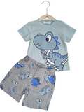 Conjunto Dino Azul