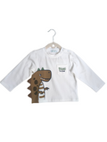 T-shirt Dino Time Branca