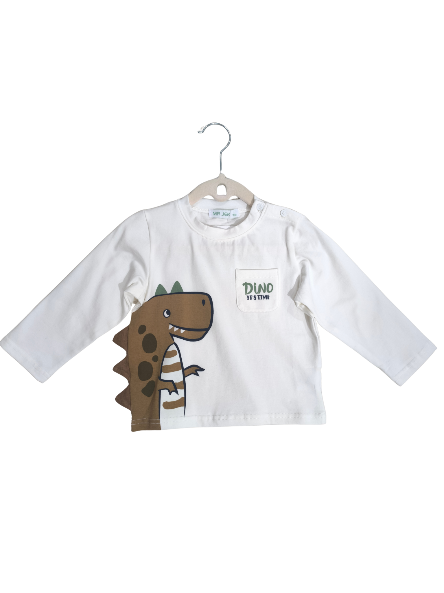 T-shirt Dino Time Branca