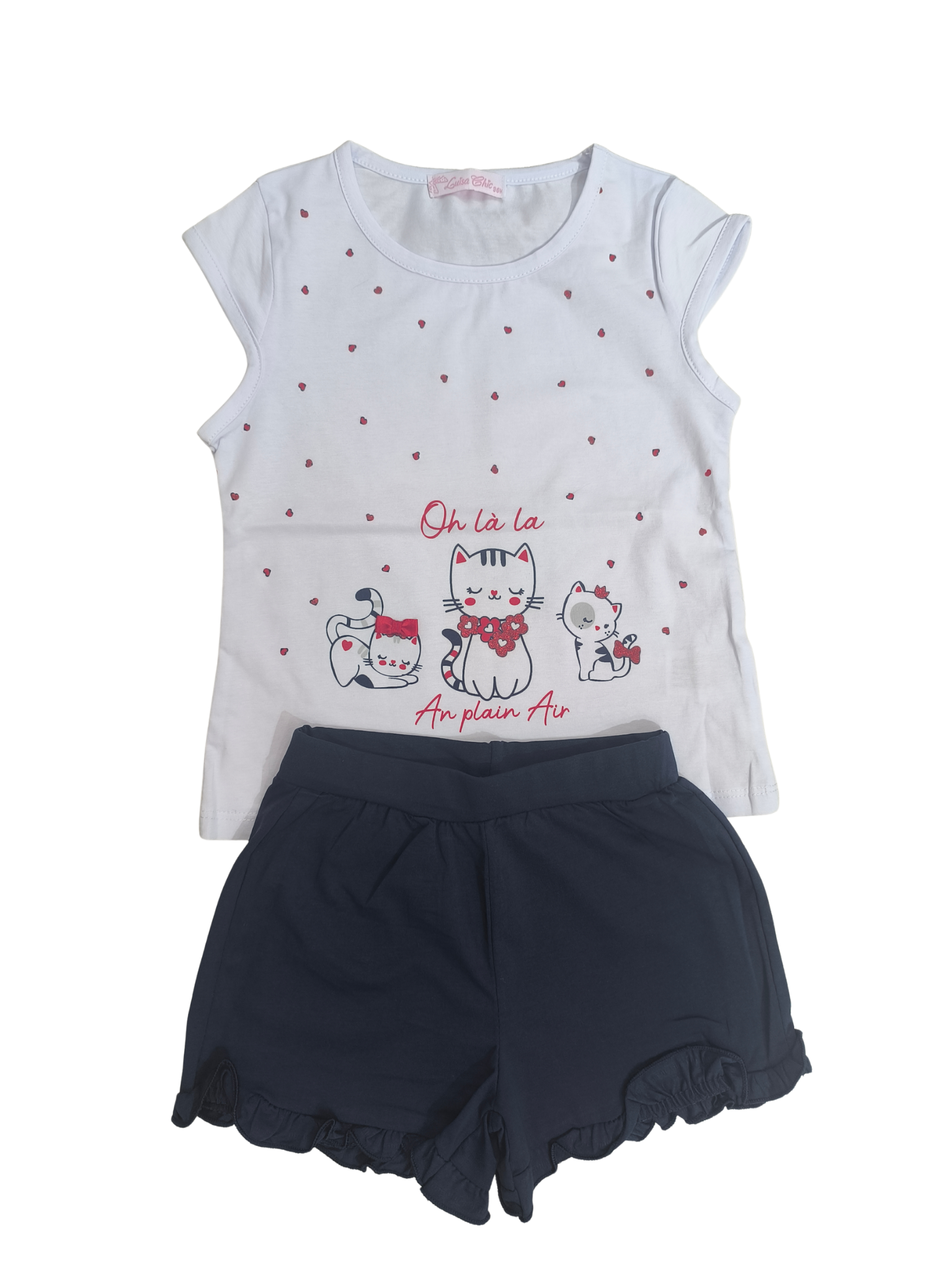 Conjunto Cat Branco