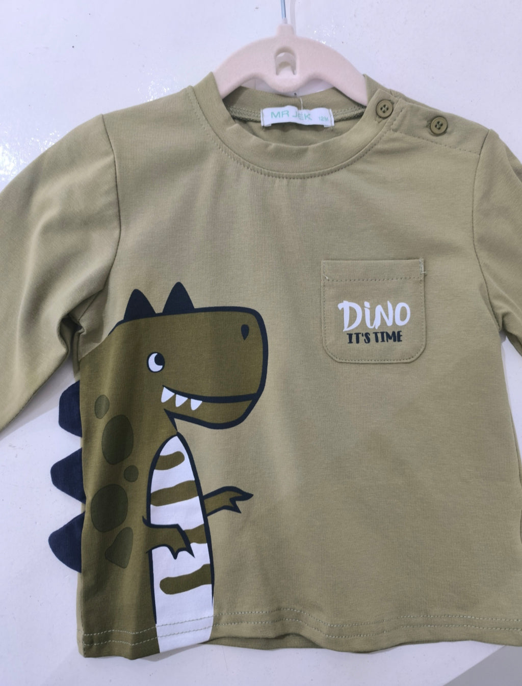 T-shirt Dino Time Verde